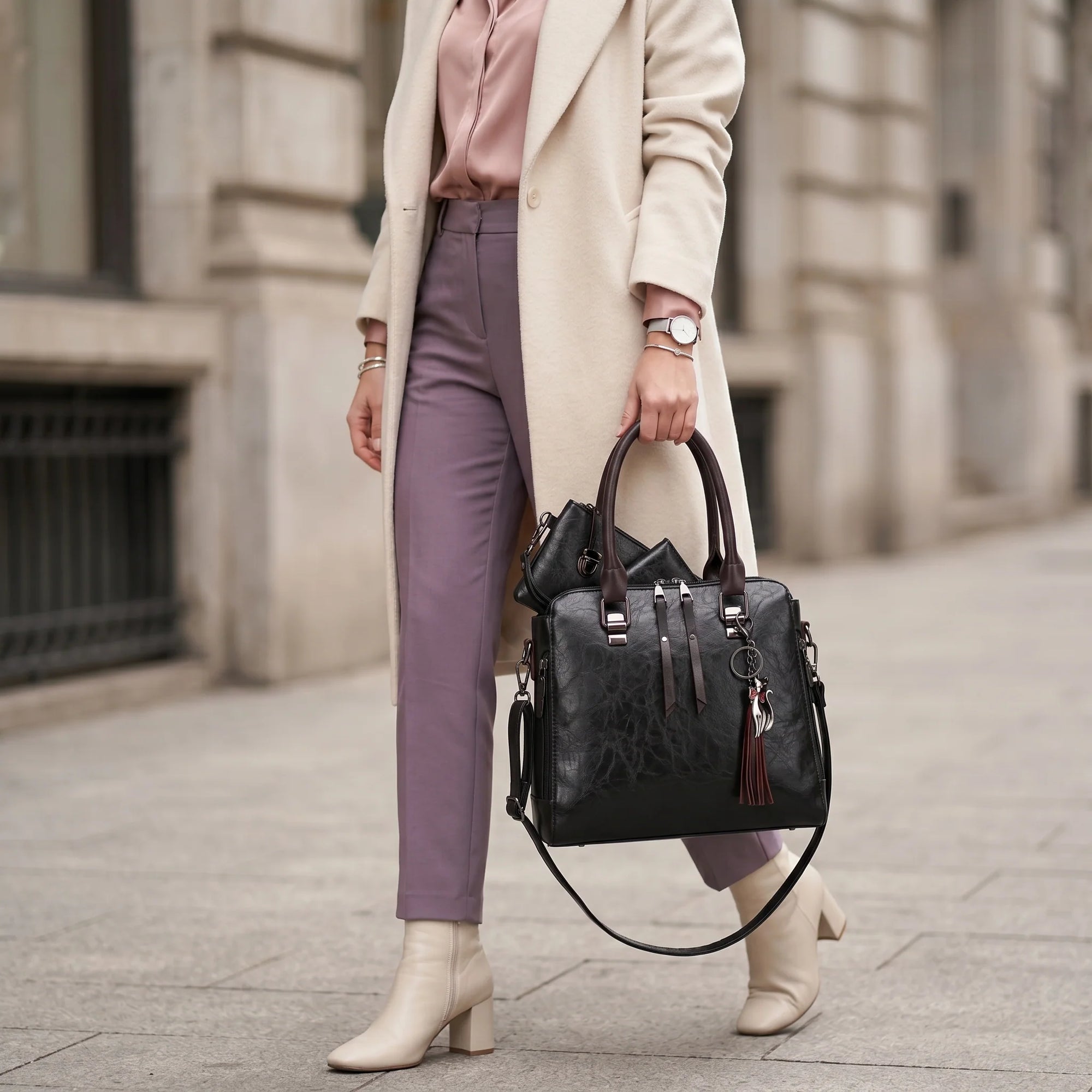 Kit de Bolsas Elegancia Premium en Cuero - Compra 1 y Llévate 4