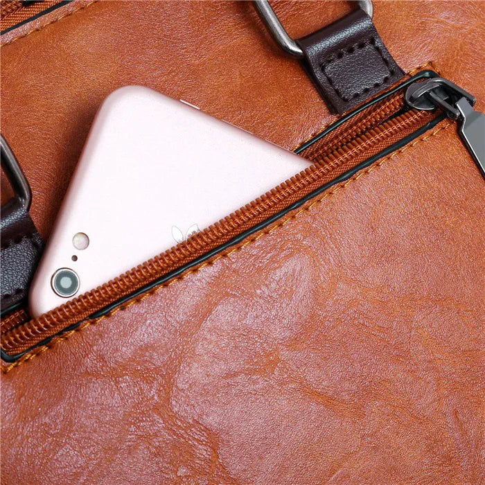 Kit de Bolsas Elegancia Premium en Cuero Genuino - Compra 1 y Llévate 4